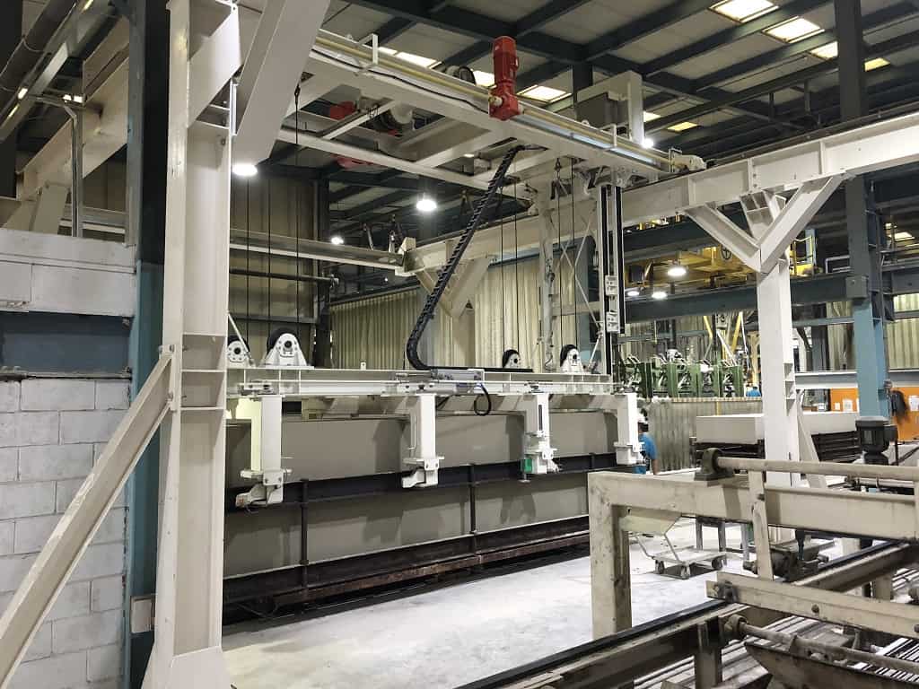 Aac Machinery Frame Stacking Crane For Automatic Cake Stacking From Aircrete Europe