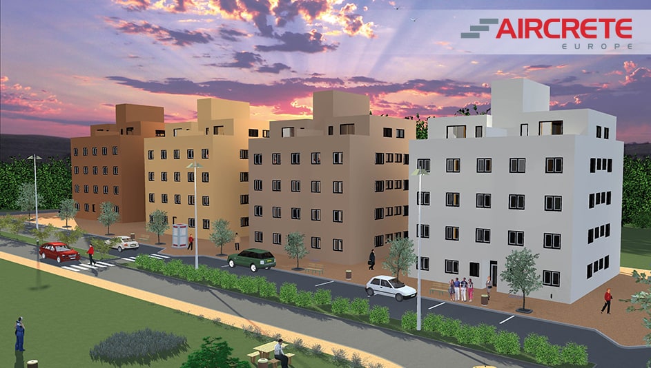 4 Story Apartment Design With Aircrete Building System